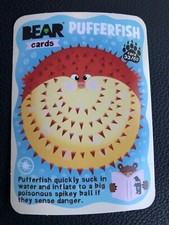 Bear Yo-yo brand new Animals card Pufferfish Puffer Fish card 33/60 YOYO