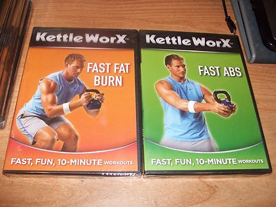 (8) Kettle WorX The Ultimate Body Workout Collection DVDs by Ryan Shanahan NEW