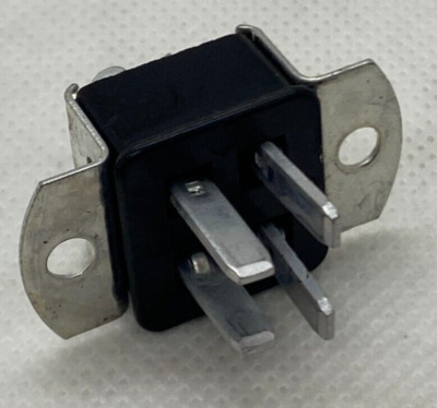 1 Original Vintage Cinch Jones 4 pin Connectors Chassis mount male