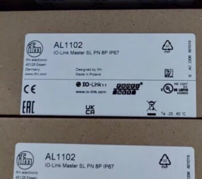 New AL1102 IFM AL1102 IO-Link Master Module Quality assurance Expedited ...