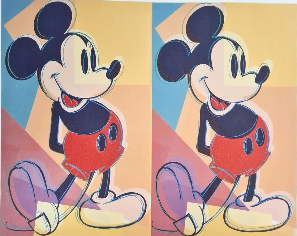 ANDY WARHOL * Mickey Mouse * signed lithograph * limited # xx/100 - Bild 2 von 4