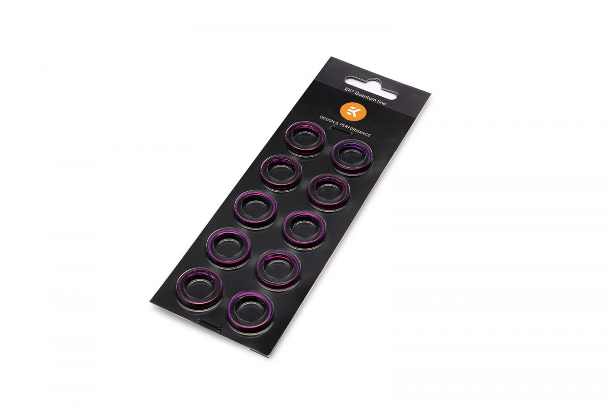 EK Water Blocks EK-Torque HDC-12 Color Rings Pack 10 Pezzi - Purple