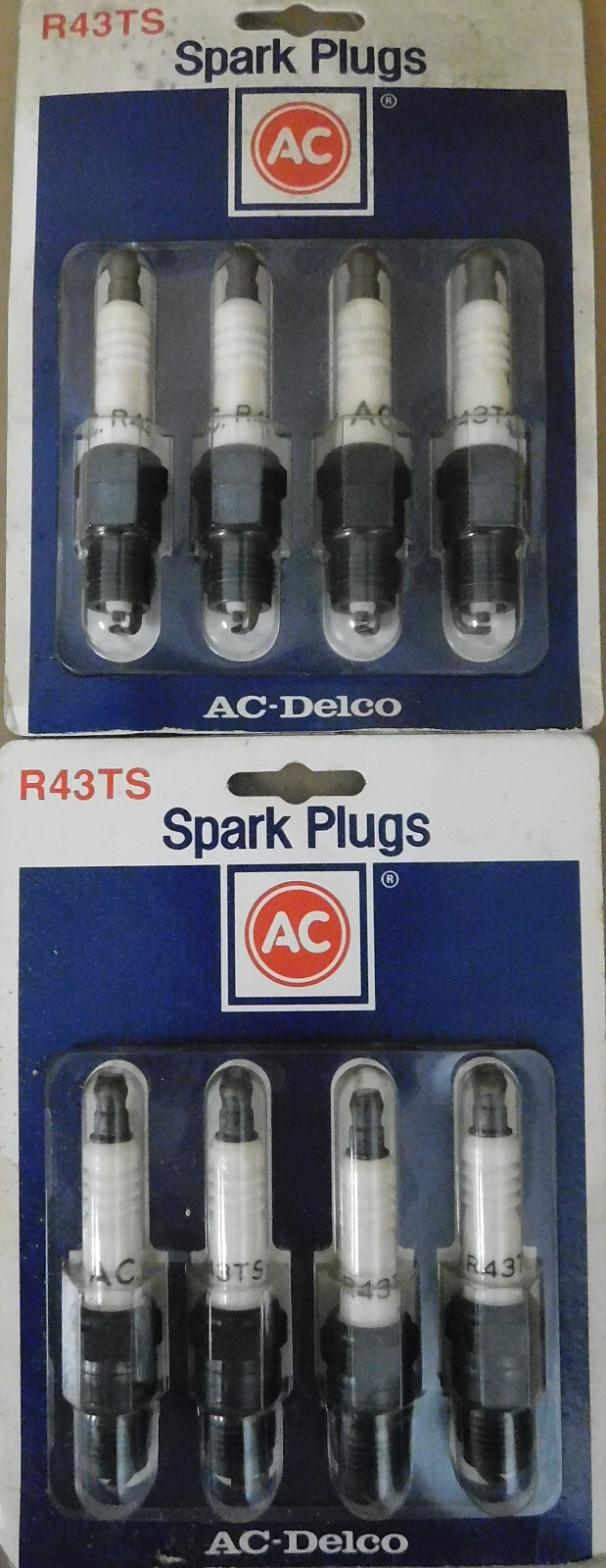 AC Delco R43TS Spark Plugs, 8 Pack, Many GM Applications