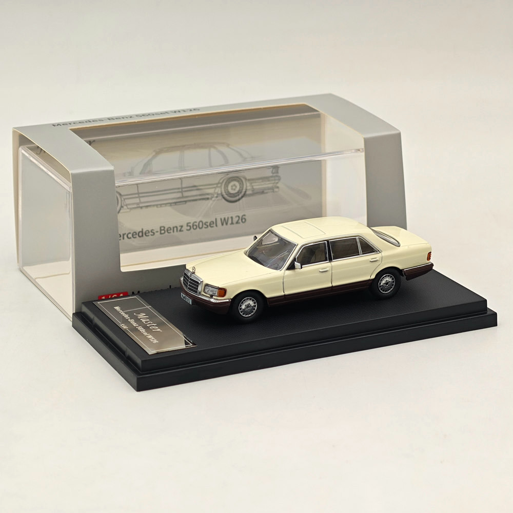メルセデスベンツ 560sel W126 1/64 Master ミニカー Master Model 1