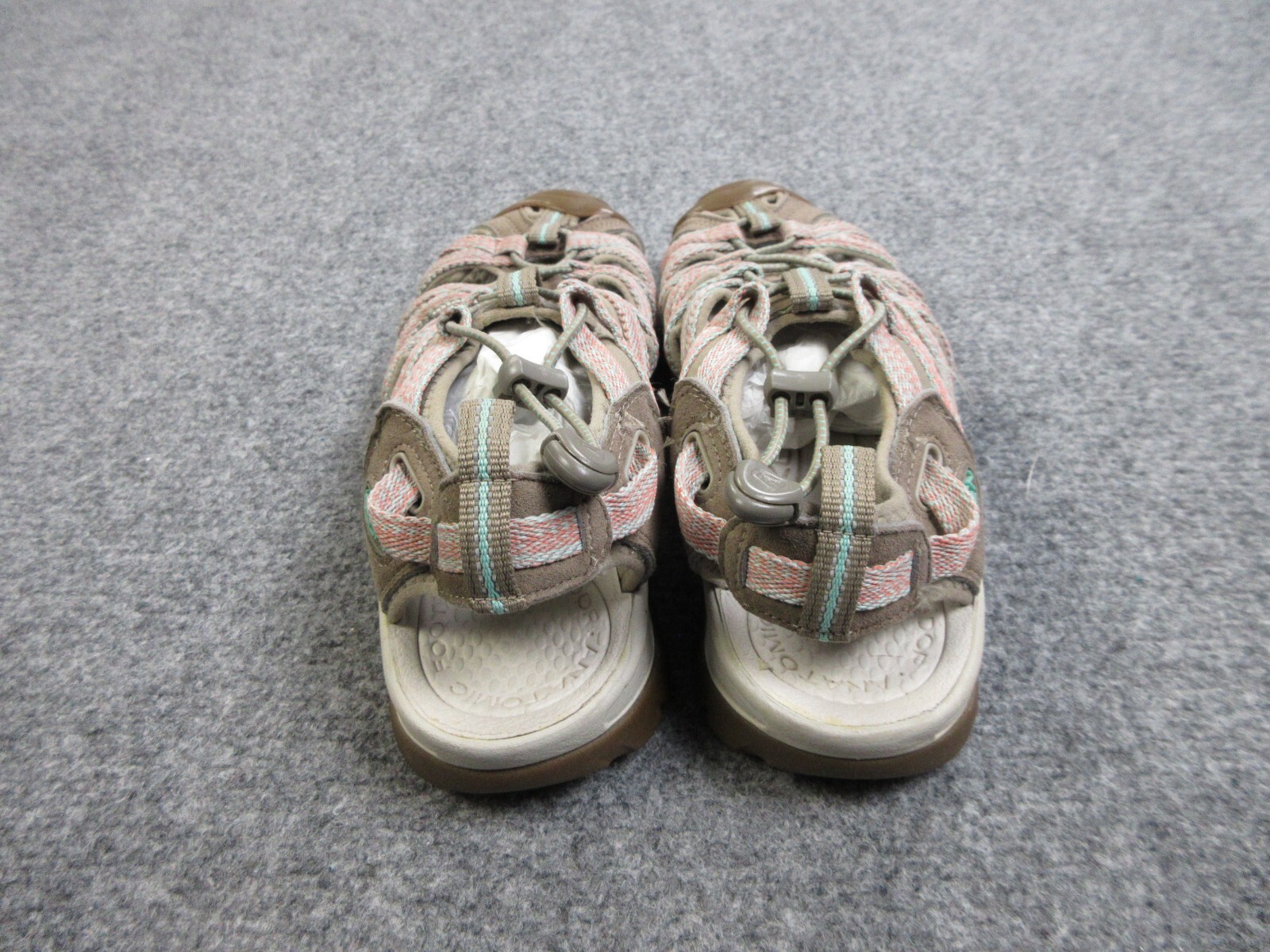 Sandali Keen Whisper donna taglia 9 5 marrone rosa escursionismo punta chiusa slingback