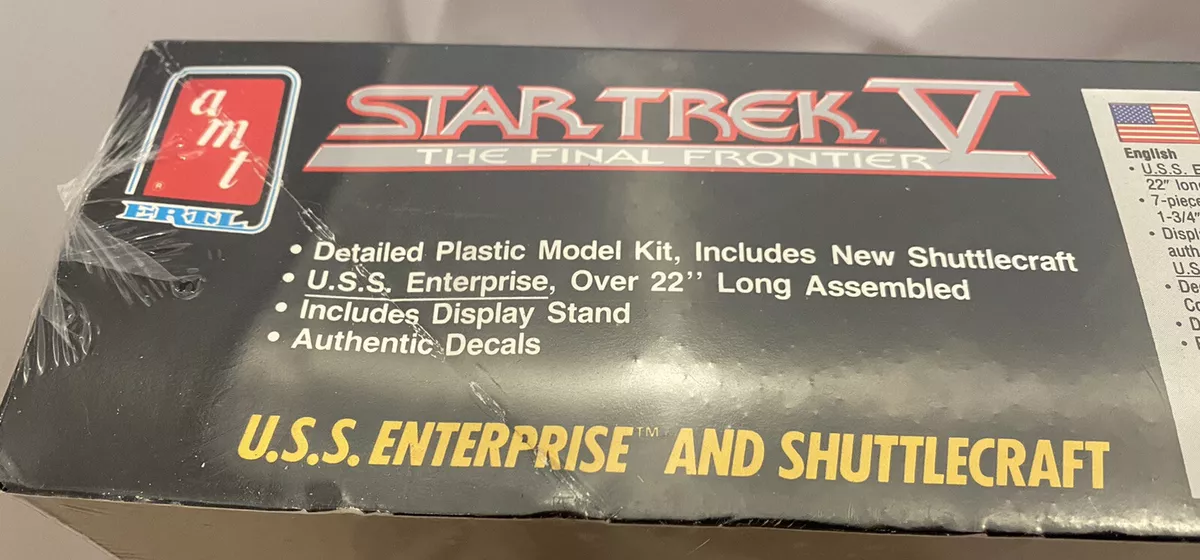 NEW AMT Model #6876 STAR TREK V THE FINAL FRONTIER.U.S.S. Enterprise ERTL  Sealed