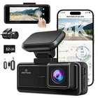 REDTIGER 4K Dash Cam Front and Rear 5G Wi-Fi Touch Screen With Hardwire Kit