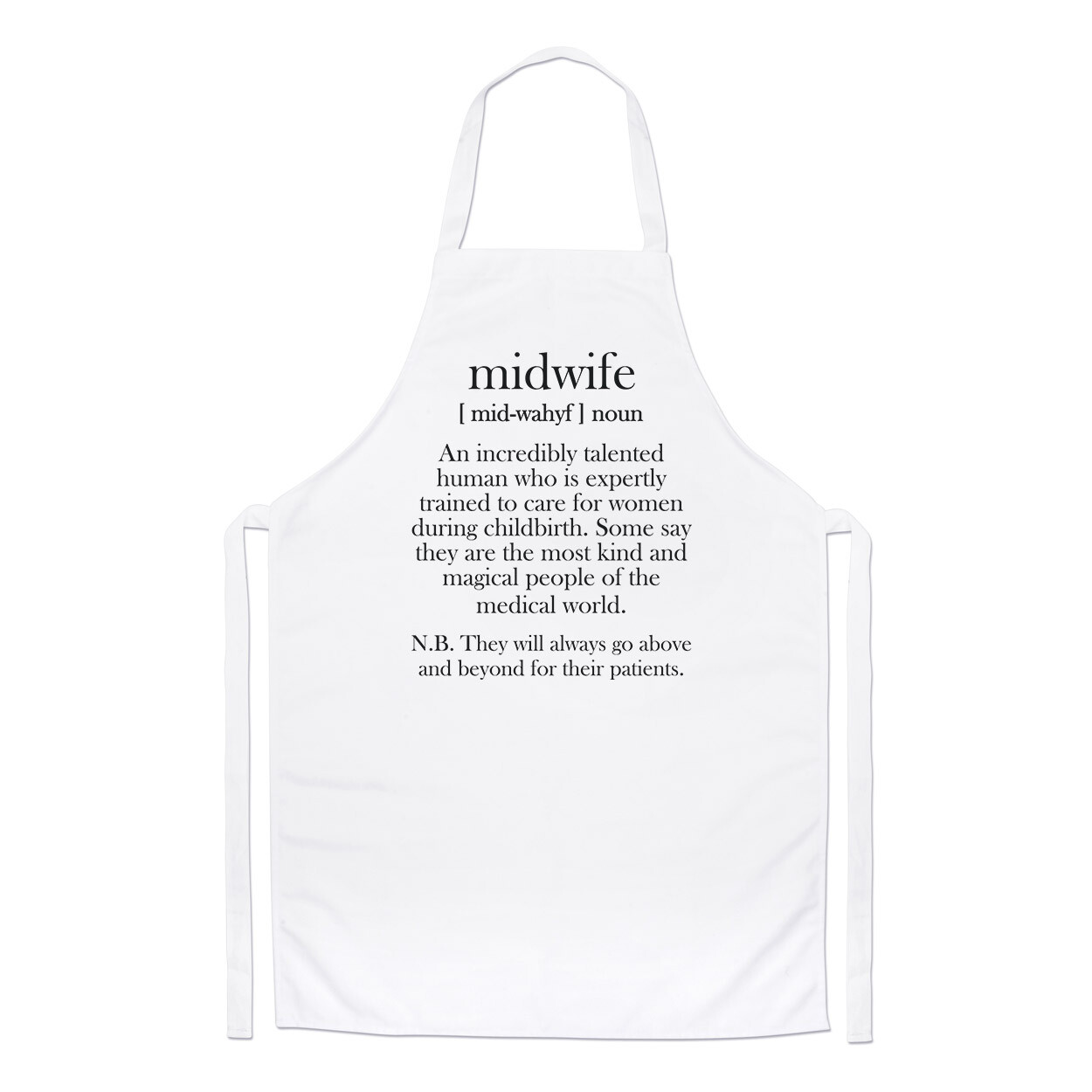 Midwife Definition Chefs Apron Hospital Thank You Worlds Best Favourite Cooking