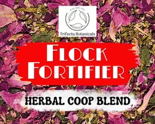 FLOCK FORTIFIER ~ Herbal Coop Blend ~ Nesting Herbs for Backyard Chickens Ducks