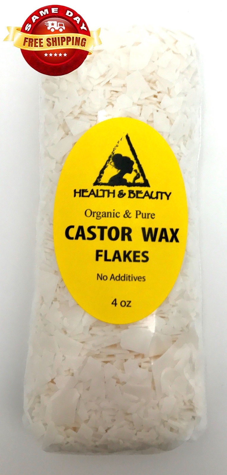 CASTOR WAX FLAKES ORGANIC VEGAN PASTILLES BEADS PREMIUM NATURAL 100