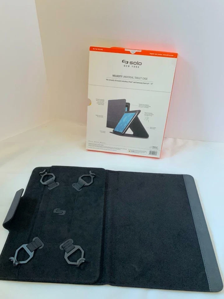 solo New York Velocity UNIVERSAL TABLET CASE 9.7" & 10.5" iPads stand cover NIP - Image 3 of 4