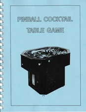 ALLIED LEISURE COCKTAIL TABLE PINBALL GAME MACHINE SERVICE MANUAL - NEW!