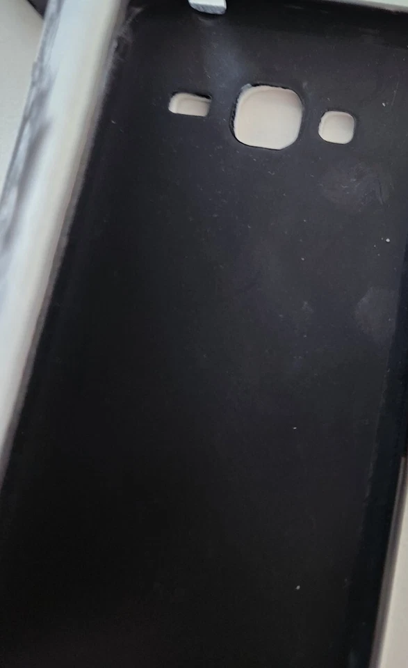 白色三星 Galaxy J3 J4 J6 J7 J8 2018 皮革卡槽手机壳保护套 — 第 3/4 张图片