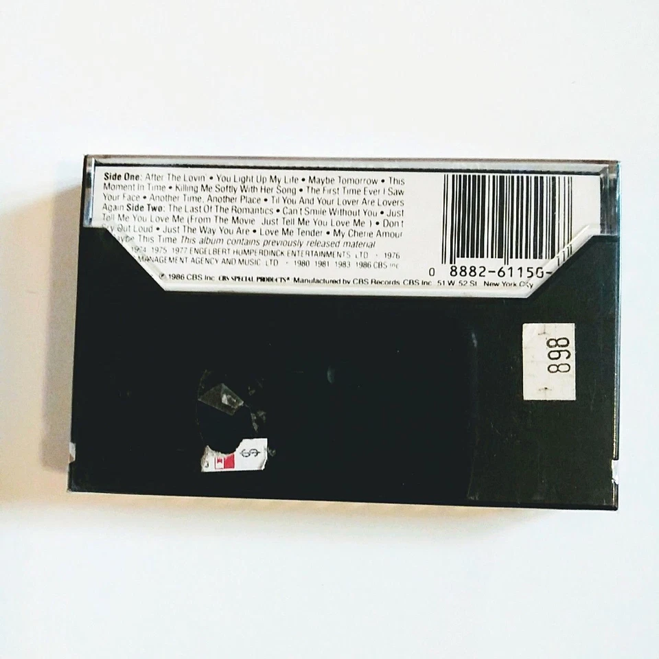 Engelbert Humperdinck Love's a Hit Tape Cassette 1986 Double Play Sealed NOS - Image 4 of 4