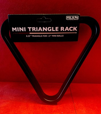 Compact Billiard Accessory Mini Pool Ball Rack Triangle - For 1.5 Inch Balls & Compact Pool Tables Miniature Pool Table 8 thumbnail image