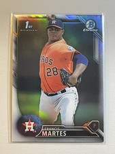 Francis Martes 2016 Bowman Chrome Refractor /499 BCP34 Astros 1st Rookie Prospec