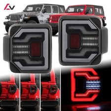Sequential Tail Lights For 2018-2026 Jeep Wrangler Jl Led Rear Brake Signal Lamp Sequential Tail Lights For 2018-2026 Jeep Wrangler Jl Led Rear Brake Signal Lamp