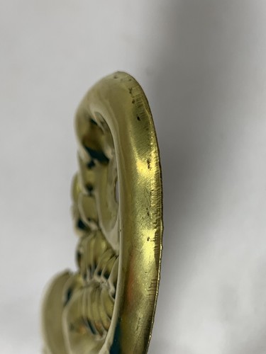 2 Brass Tone Drawer Pulls Handles Ornate Bail Fancy For Vintage Replacements *A - Picture 6 of 10