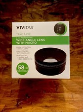 58mm Wide Angle Lens With Macro 0.043x Vivitar