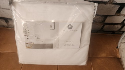 Hotel Collection Supima Cotton 1000 tc king sheet set White $790