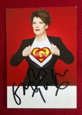 Original-Autogramm von Gayle Tufts, Farbbild-Karte, Postkartengröße