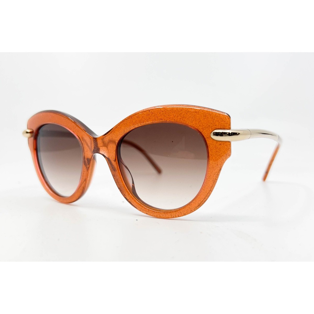 Pomellato Sunglasses Women Orange Cat Eye PM0022S 003 48-23  display picture 3
