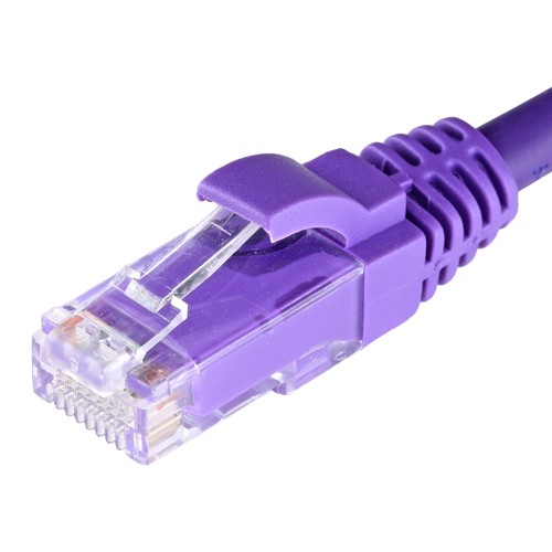 Cablenet 4m Cat5e RJ45 Violet U/UTP LSOH 26AWG Snagless Booted Patch Lead