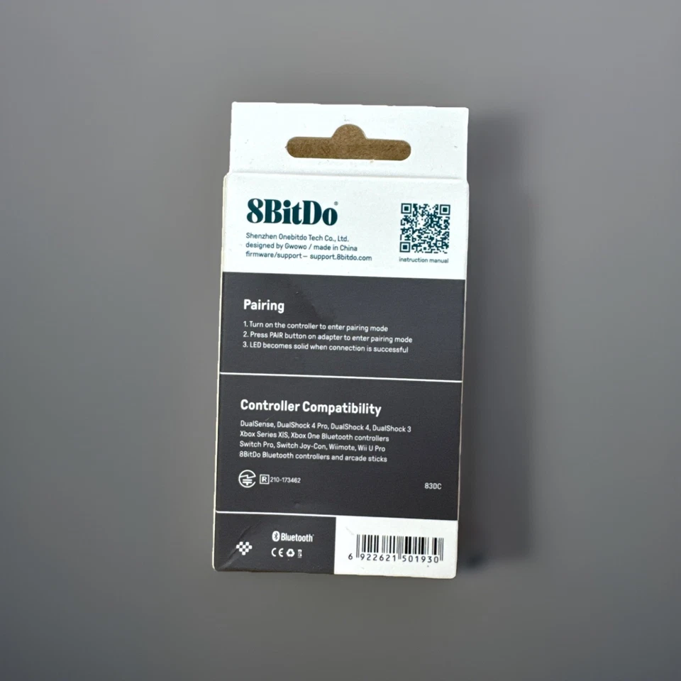 8Bitdo Wireless USB Adapter for Switch, Windows, Mac & Raspberry Pi - Black - Image 2 of 4