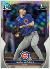 2023 Bowman Draft - Chrome Jaxon Wiggins 1st #BDC-50 Refractor 