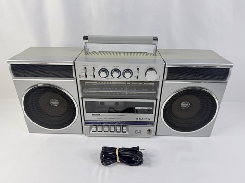 Sanyo C-1 Portable Stereo Boombox **READ DESCRIPTION **