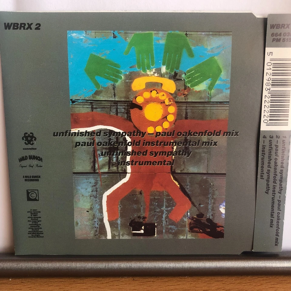 Massive Attack – Unfinished Sympathy - 4 Track Maxi Single CD 1991 - Bild 2 von 3