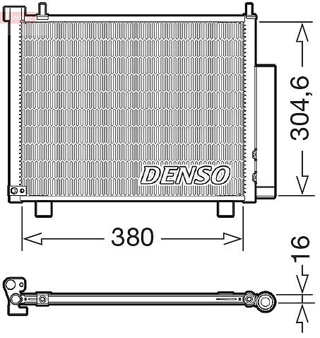 Denso Kondensator, Klimaanlage U.A. FüR Opel, Suzuki-image