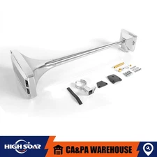 HIGHSOAR Truck Air Horn 58cm 150DB Single Trumpet Horns Kit for Car Train Boat
