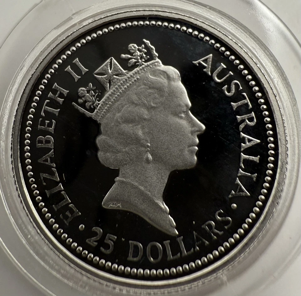 1992 $25 Australia 1/4 Oz Platinum Proof Koala Coin Rare 750 Eagle Privy Minted - Image 3 of 4