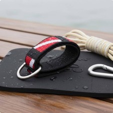 Diving Safety Lanyard Durable Nylon Strap Freediving Training Rope for Open