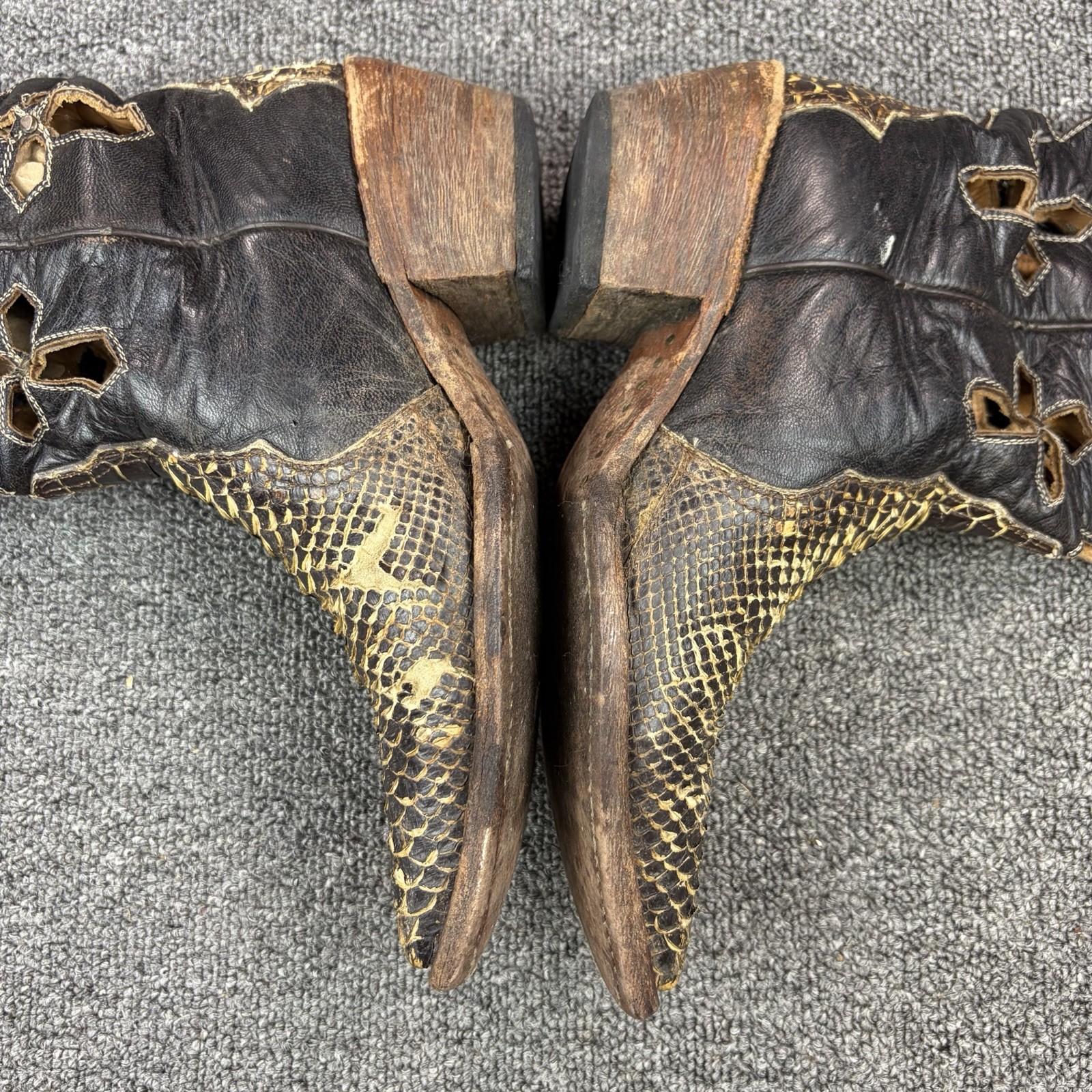 Ferrini Genuine Python Western Exotic Cowboy Boot… - image 7