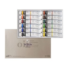 SHINHAN Professional Oil Paint Set 12 Colors 50ml A SET  Artist Grade  Korea