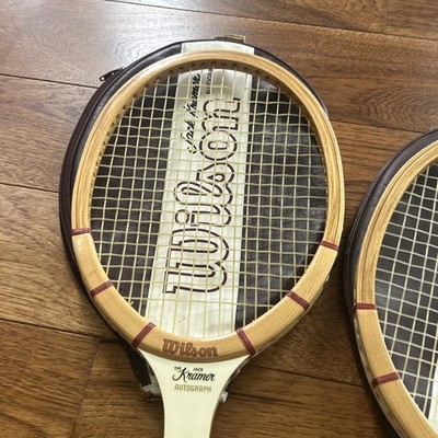 Raquette Vintage Wilson Jack Kramer Autograph - Bois, Taille 4 3/4