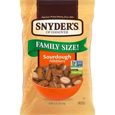 Snyder's of Hanover Sourdough Nibblers Pretzels, 16 Oz 16 Ounce (Pack 1) 
