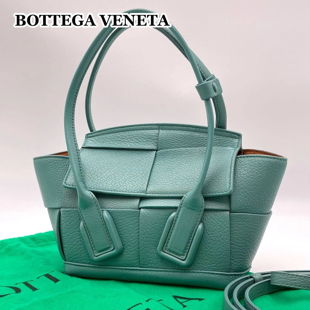 Bottega Veneta Mini The Arco Tote Bag Leather Rare Color