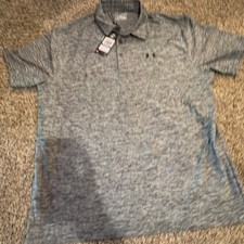 NWT Under Armour Mens Polo Shirt XL Golf Shirt Short Sleeves, UPF 30 Protection