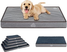 Dog Bed Soft Crate Pad Mat Reversible Cool  Warm, Washable Comfy Kennel Pad