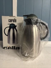 The Cellar Vintage Carafe 2.0 Liter Stainless Steel Carafe New In Box