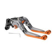 Short Long Brake Clutch Levers for Yamaha MT-07 14-22 6 Position Orange