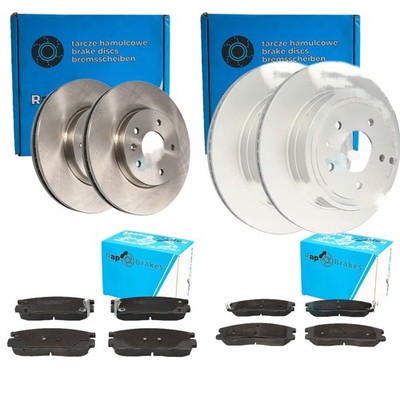 RAP BRAKES BREMSENSET VORNE + HINTEN passend für OPEL ANTARA + CHEVROLET CAPTIVA