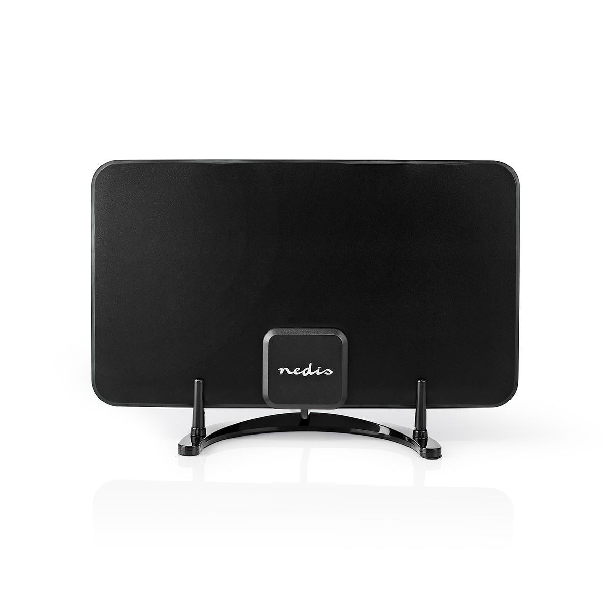 Antenne HDTV d'Intérieur Amplifiée 26 dB pour Réception VHF UHF