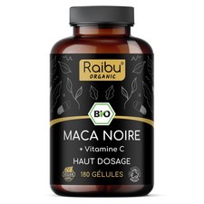 Maca Noire BIO du Pérou - Haute concentration 12 800 mg Maca Noire du Pérou