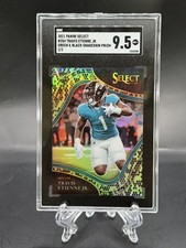 2021 PANINI SELECT #354 TRAVIS ETIENNE JR. FIELD Snakeskin PRIZM 2/2 SGC 9.5