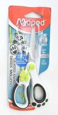 Maped Kids Educational Scissors Blunt Tip 5'' Panda Design Ages 4'' Ramdon Color