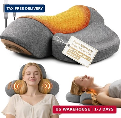 3-in-1 Neck Massager Pillow, Neck Massager for Pain Relief Deep Tissue, Massage